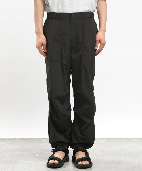 「GLOBAL WORK Smile Seed Store」 イージーパンツ LARGE ダークカーキ メンズ_画像2