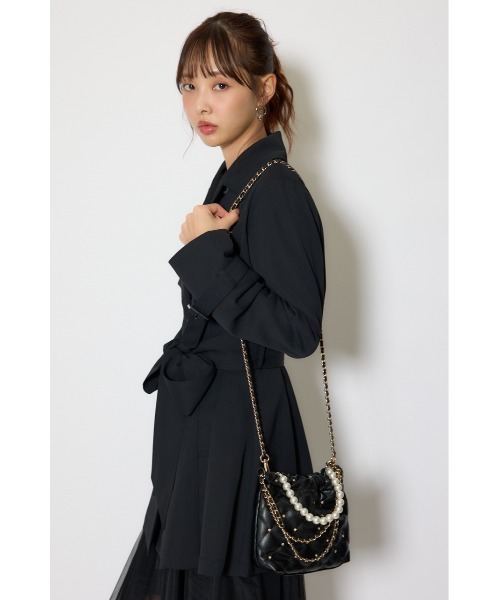 rienda ノベルティ　ショルダーBAG 黒 rienda（リエンダ） ショルダーバッグ バッグ 「EC限定カラー