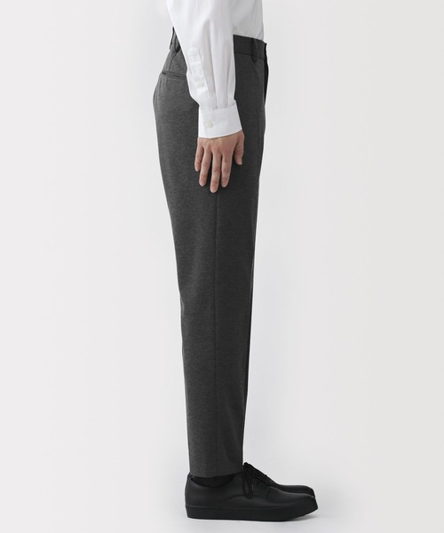 無印良品（MUJI） パンツ 紳士 ストレッチジャージースリムテーパード