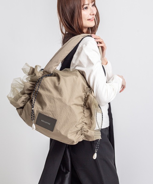HELOYSE トートバッグ 「HELOYSE/エロイーズ」チュールトートバッグ