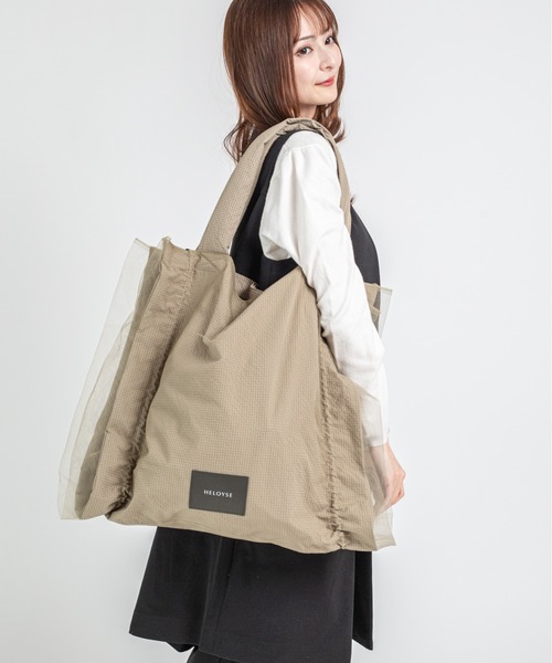 HELOYSE トートバッグ 「HELOYSE/エロイーズ」チュールトートバッグ 