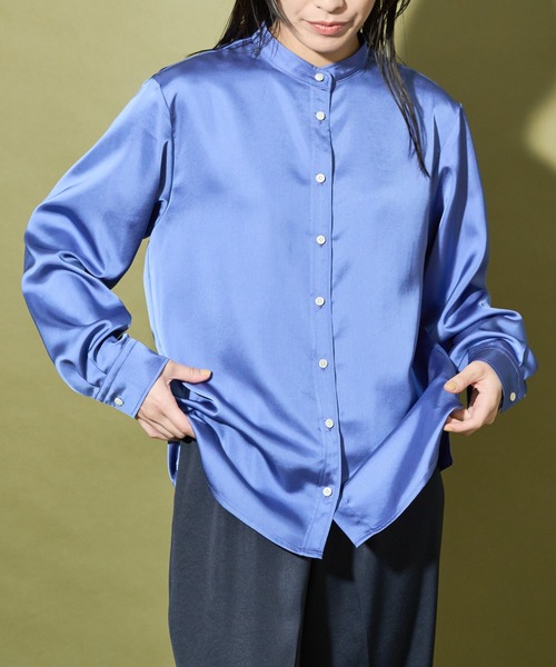 「Audrey and John Wad」 長袖ブラウス FREE ブラック レディース_画像4