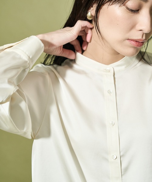 「Audrey and John Wad」 長袖ブラウス FREE ブラック レディース_画像9