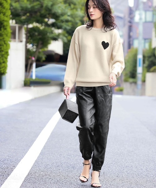 「ELFRANK」 長袖ニット FREE グレー レディース_画像3