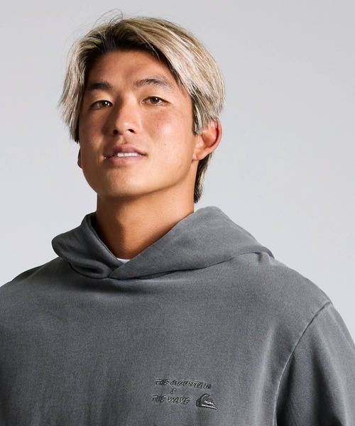 Creek フード付きパーカー Mサイズ グレー Creek Angler's Device クリーク アングラーズ デバイス ロゴプリント