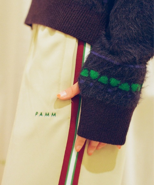 「PAMM」 長袖ニット 2 ネイビー レディース_画像4