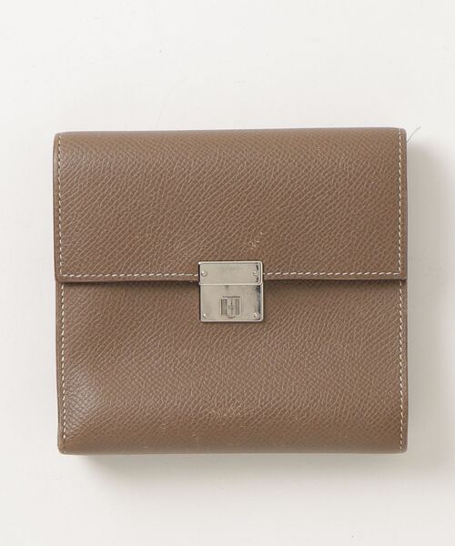HERMES（エルメス） クリック12 三つ折り財布 - ブラウン レディース