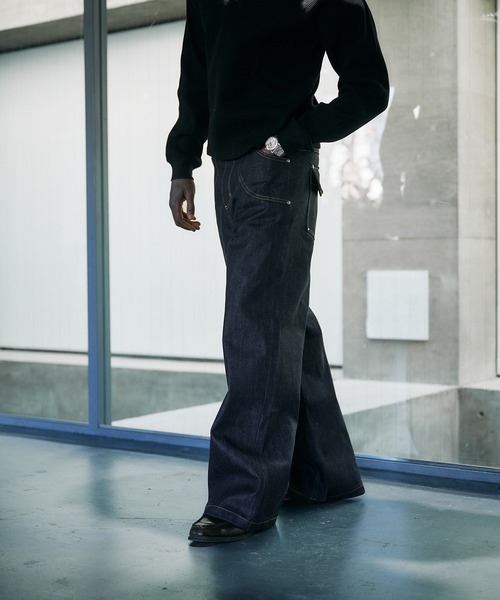 ANDER HUNK ジーンズ 14oz Selvege Wide Straight Denim / 14オンス