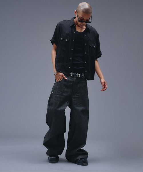 ANDER HUNK ジーンズ 14oz Selvege Wide Straight Denim / 14オンス