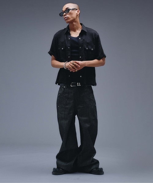 ANDER HUNK ジーンズ 14oz Selvege Wide Straight Denim / 14オンス