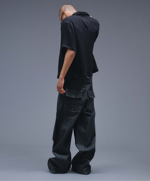 ANDER HUNK ジーンズ 14oz Selvege Wide Straight Denim / 14オンス