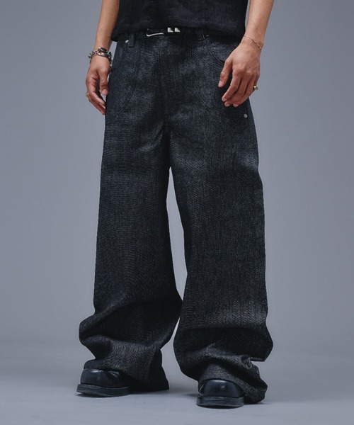ANDER HUNK ジーンズ 14oz Selvege Wide Straight Denim / 14オンス