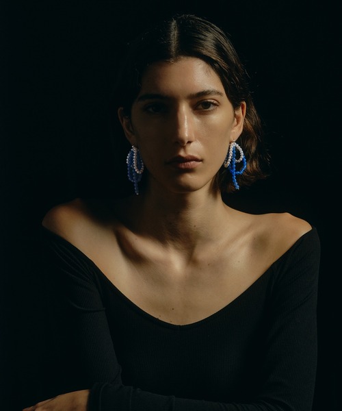 IRIS47（イリスフォーセブン） ピアス 「IRIS 47」fabiana blue agate