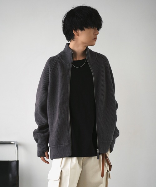 WYM LIDNM 「WYM LIDNM」 ニットカーディガン S グレー メンズ 