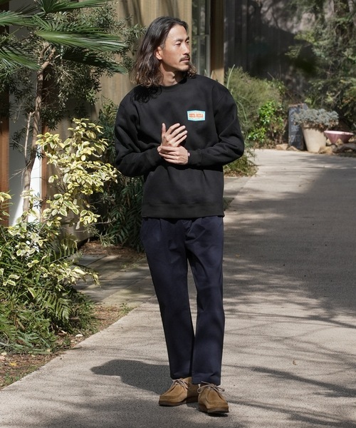 「roial」 スウェットカットソー LARGE ブラック メンズ_画像6