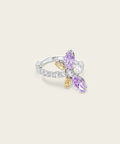 お値下げ不可 SWAROVSKI ダイヤ 真珠 リング 指輪 お値下げ不可 本日最終日 SWAROVSKI ダイヤ 真珠 リング 指輪 【公式通販】