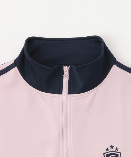 セットアップ 「LTXC/吸水速乾」半袖トラックジャケットセットアップ キッズ 子供服 女の子の画像