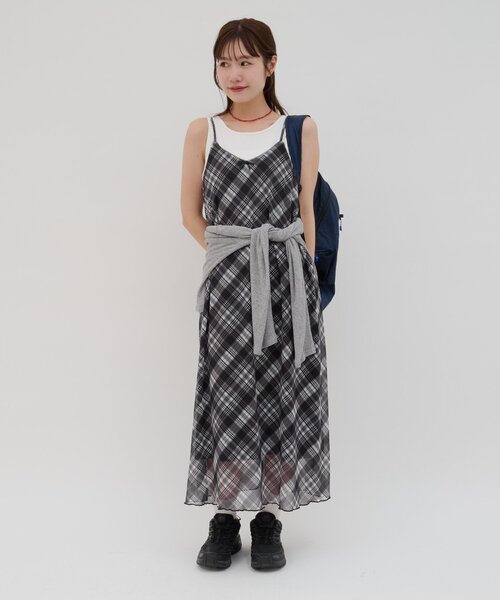 D-due デ・ドゥエ 2024 来日記念 コレクション キャミワンピース Discoat（ディスコート） ワンピース 「umm.」ピコレースキャミ