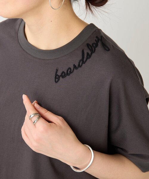 BEARDSLEY（ビアズリー） tシャツ エンブロイダリーTシャツ レディース
