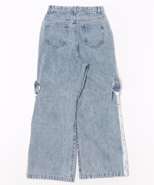 「CALNAMUR」 デニムパンツ SMALL ライトブルー レディース_画像2