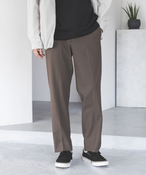 GLOBAL WORK（グローバルワーク） スラックス LARGE モカ メンズ