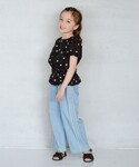 パンツ 「接触冷感」ライトデニムパンツ キッズ...の詳細画像1
