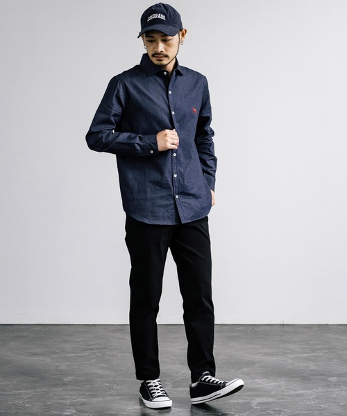 「Healthknit Product」 長袖シャツ X-LARGE ブルー メンズ_画像6