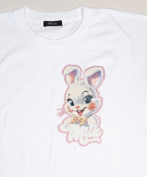 「MILK」 半袖Tシャツ FREE ピンク レディース_画像3