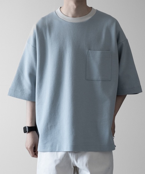 「RUUBON」 半袖Tシャツ S ホワイト メンズ_画像8
