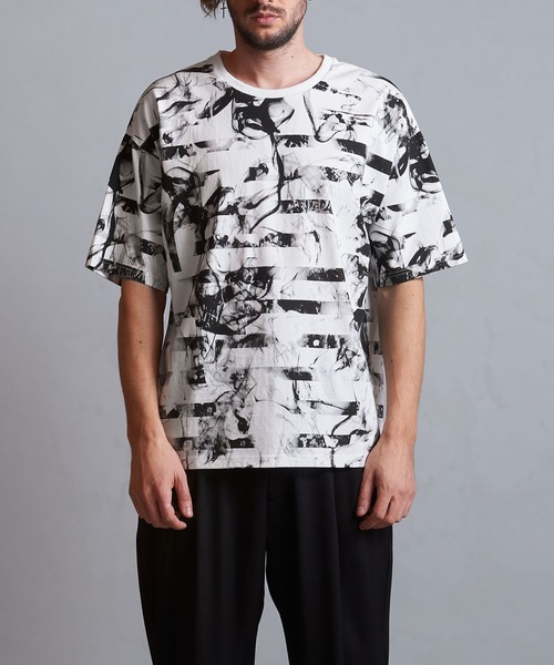 「NO ID.」 半袖Tシャツ ONE SIZE ホワイト メンズ_画像2