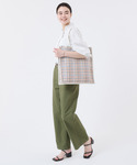 トートバッグ WOVEN LG TOTE マル...の詳細画像2