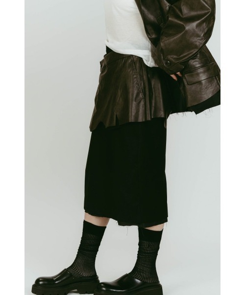 「Knuth Marf」 スカート SMALL ブラック系その他 レディース_画像4