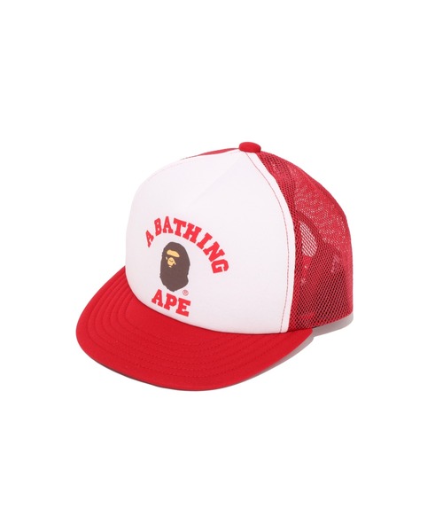 A BATHING APE（アベイシングエイプ） キャップ 帽子 COLLEGE MESH CAP