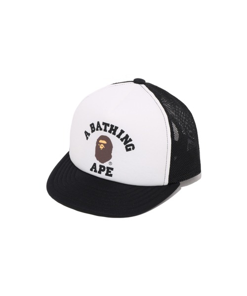 A BATHING APE（アベイシングエイプ） キャップ 帽子 COLLEGE MESH CAP
