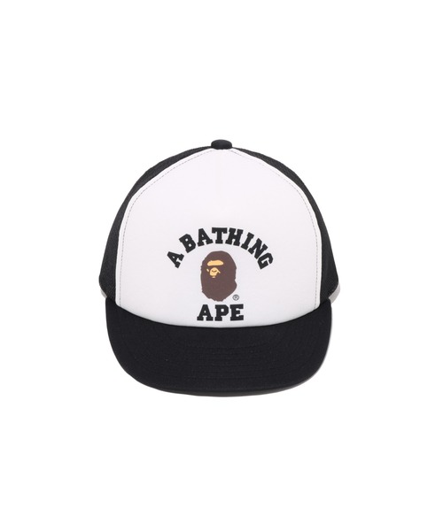A BATHING APE（アベイシングエイプ） キャップ 帽子 COLLEGE MESH CAP