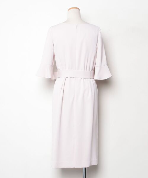 「Debut de Fiore」 7分袖ワンピース 36 ピンク レディース_画像2