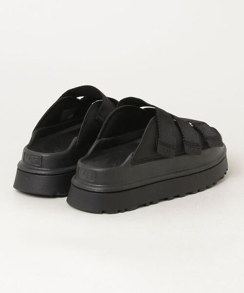 「UGG」 フラットサンダル 24cm ブラック レディース