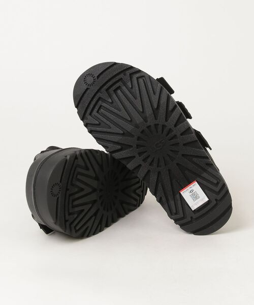 「UGG」 フラットサンダル 24cm ブラック レディース