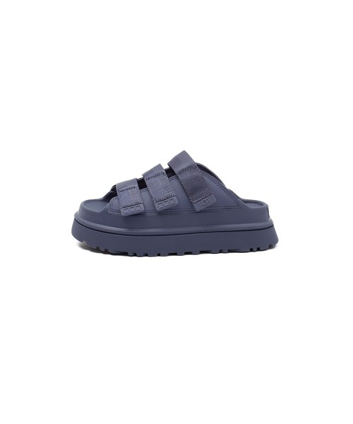「UGG」 フラットサンダル 24cm ブラック レディース