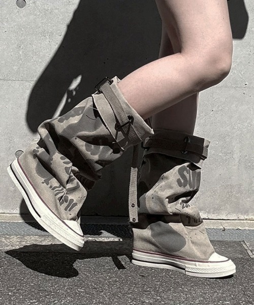 YACA（ヤーカ） スニーカー Paint Damaged Sneaker Boots/ペイント