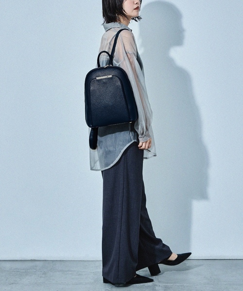 「HUNDRED」 リュック ONE SIZE ライトグレー レディース_画像8