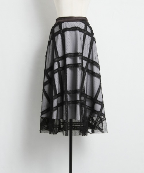 「tocco closet」 フレアスカート M アイボリー レディース_画像2