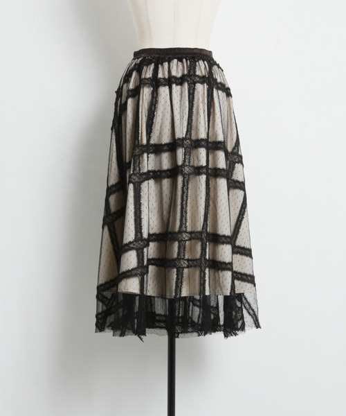 「tocco closet」 フレアスカート M アイボリー レディース_画像5