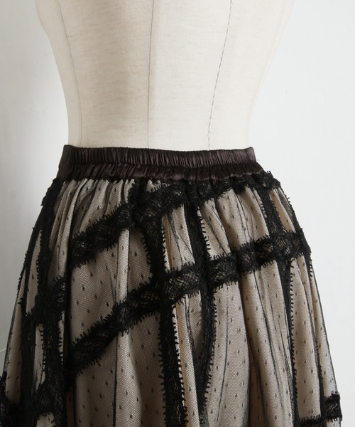 「tocco closet」 フレアスカート M アイボリー レディース_画像6
