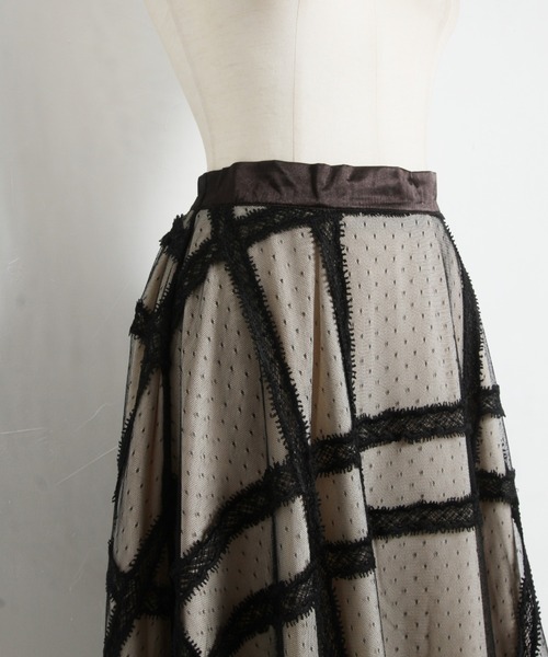 「tocco closet」 フレアスカート M アイボリー レディース_画像8