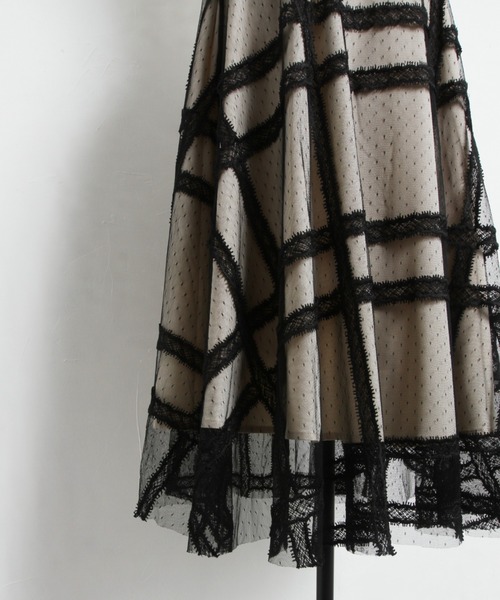 「tocco closet」 フレアスカート M アイボリー レディース_画像9