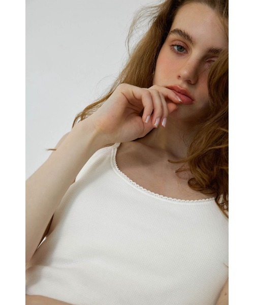ALEXIA STAM（アリシアスタン） キャミソール Cozy Waffle Cami 