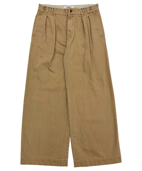 や*ー様 DAIRIKU Wide Chino Pants ワイドパンツ DAIRIKU（ダイリク） ワイドパンツ チノパン ”Wide” Two Tuck Chino