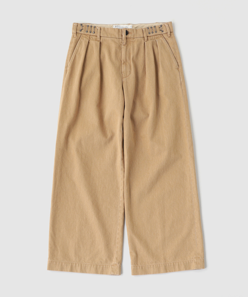 や*ー様 DAIRIKU Wide Chino Pants ワイドパンツ DAIRIKU（ダイリク） ワイドパンツ チノパン ”Wide” Two Tuck Chino