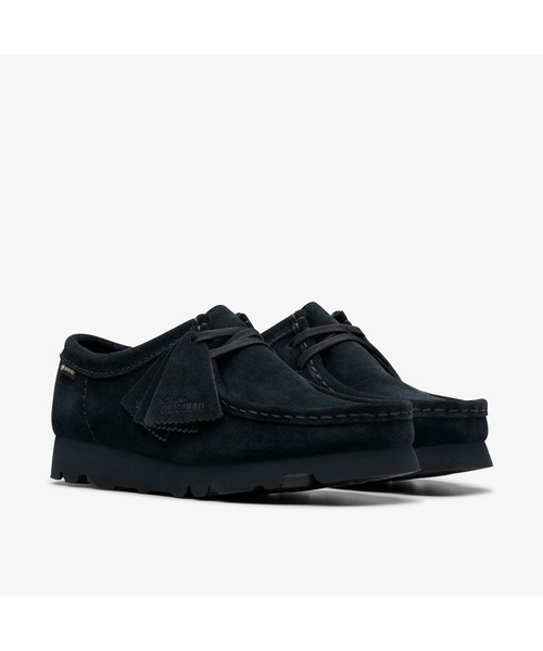 Clarks ブラック モカシン デッキシューズ Clarks Originals デッキシューズ モカシン Wallabee.GTX / レディース